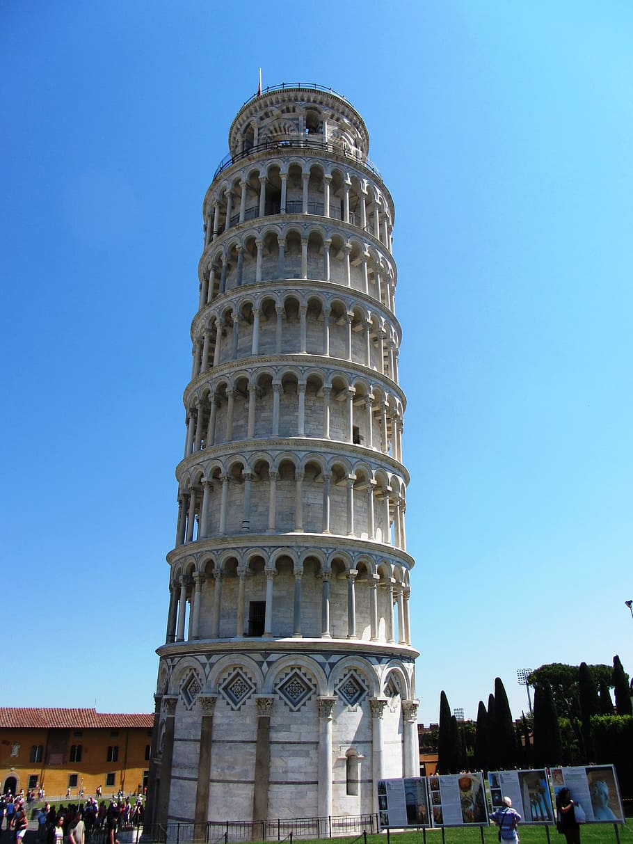 Pisa, Italy, Leaning Tower, Tuscany, building, city, architecture, building exterior, travel destinations, history