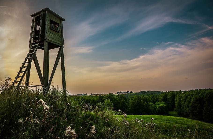 landscape, observation, booth, nature, observe, watch, sky, cloud - sky, scenics - nature, tower