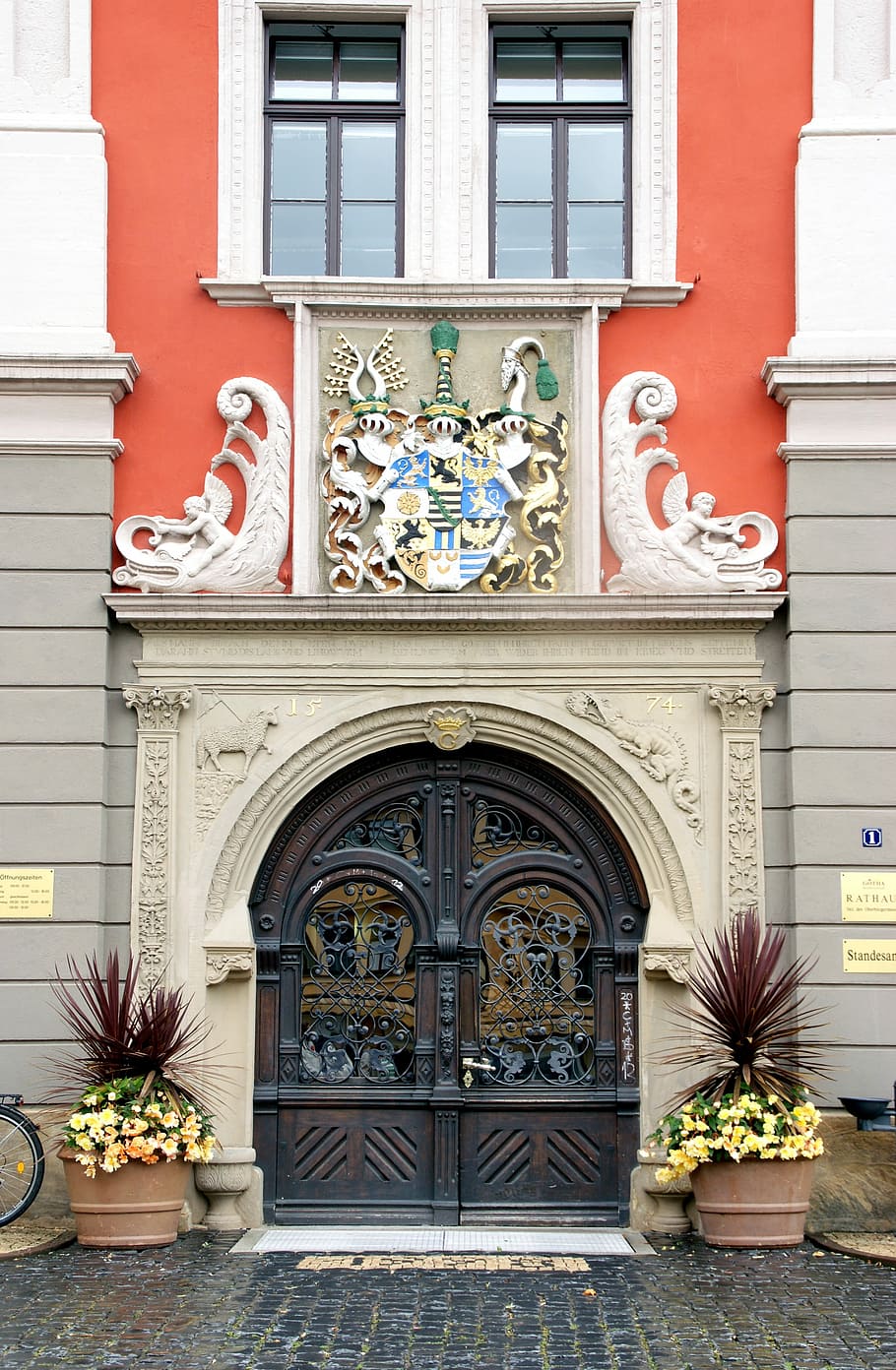 Portal, Porta, Entrada, Objetivo, Velho, porta velha, portão, ornamento, vermelho, historicamente
