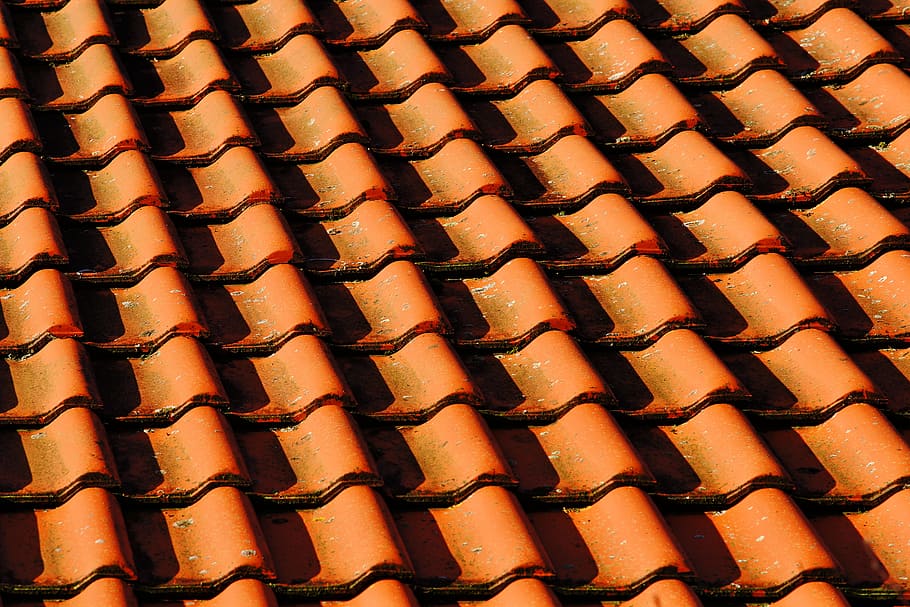 flat, lay, photography, roof tiles, pattern, tile, background, roof, texture, architecture