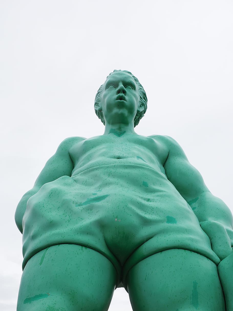 giant, man, human, artwork, person, green, art, sculpture, figure, westerland