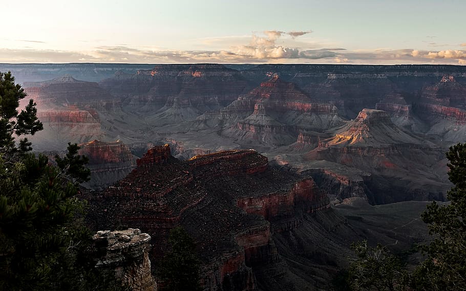 high, angle photography, grand, canyon, daytime, mountain, view, landscape, nature, peak