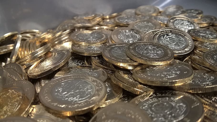 koin bulat berwarna perak, koin, peso Meksiko, uang, ekonomi, keuangan, bisnis, kelompok besar objek, kekayaan, logam