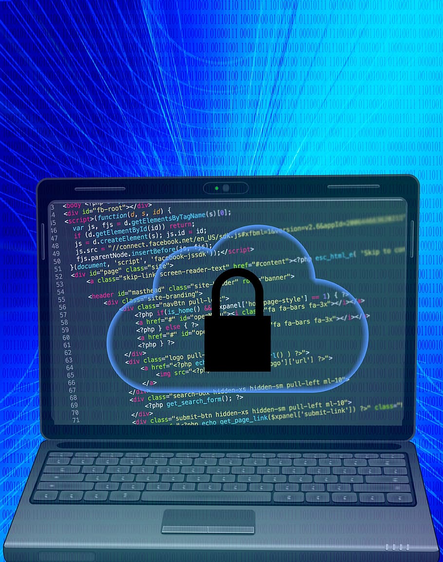 programming, cloud, security, code, clouds form, technology, wireless technology, connection, communication, internet
