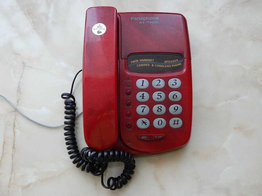 telefone, comunicação, conversa, tecnologia, vermelho, número, conexão, close-up, receptor de telefone, ninguém