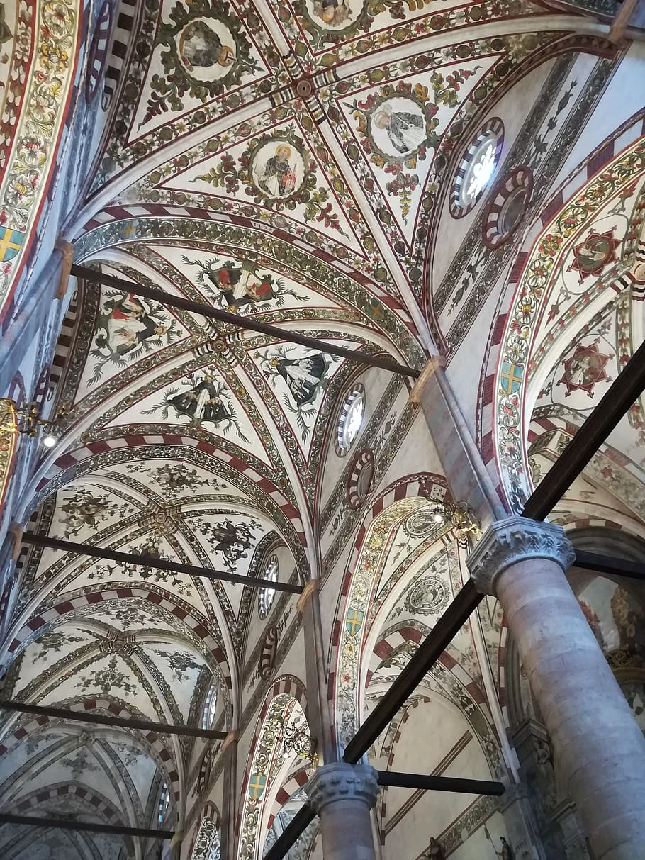 architecture, art, religion, cathedral, ceiling, inside, style, culture, spirituality, old