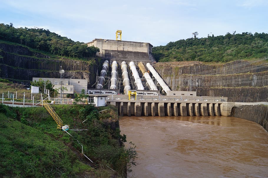 parana, power plant, hydroelectric, jump to do, saudade do iguaçu, iguaçu, engineering, construction, tourism, paraná