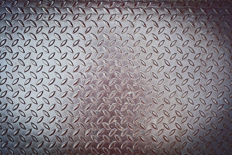 floor, metal, leaf, backgrounds, pattern, full frame, textured, sheet metal, close-up, steel