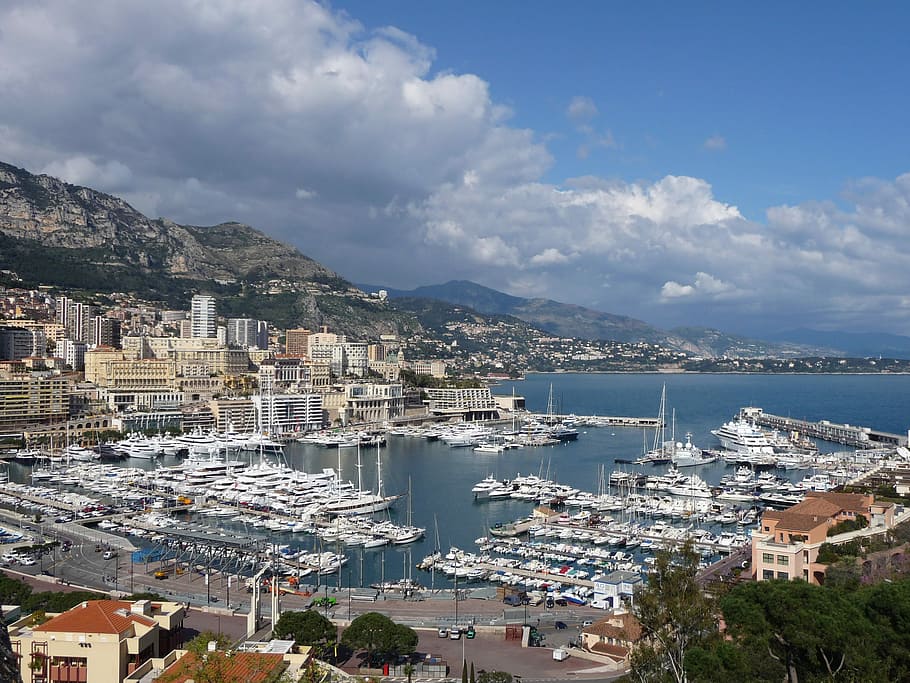 Monaco, Bay, Monte Carlo, Mediterranean, sea, luxury, travel, french, riviera, blue