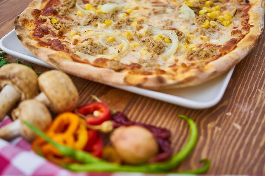 pizza, masa, comida, deliciosa, pimienta, panadería, comida sana, restaurante, macro, queso