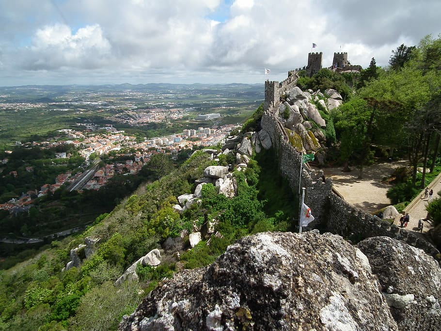 Portugal, Castle, Architecture, Old, castle, architecture, travel, historic, landmark, portuguese, view
