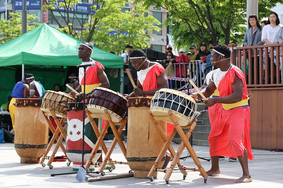 perkusi ethiopia, ansan street pole, Ethiopia, Perkussion, Ansan, Street, Pole, seperti gwangdeok, orang-orang, budaya