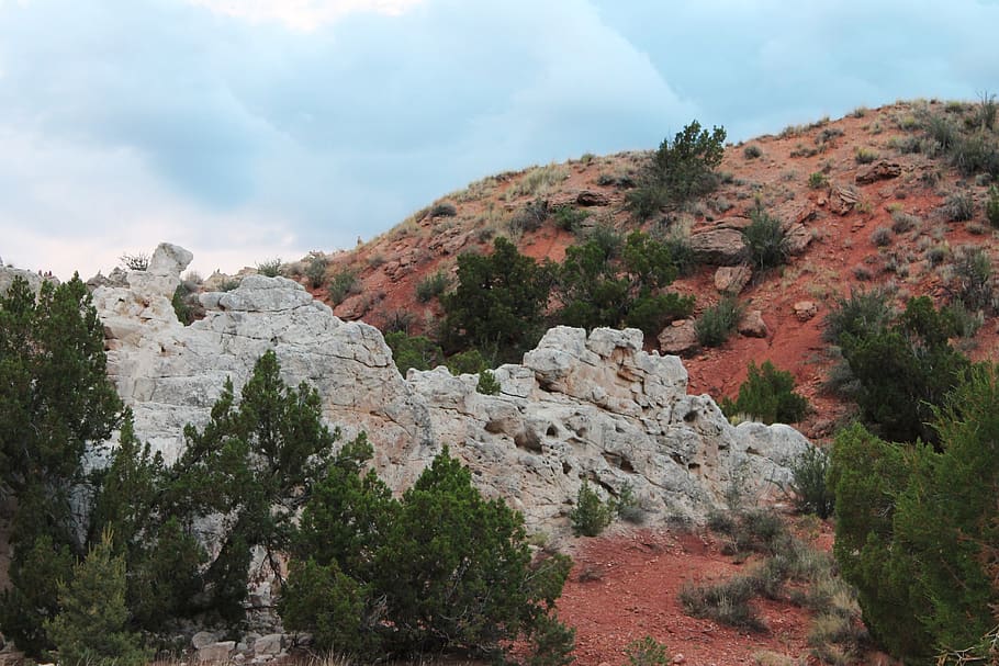 rain clouds, storm, red rock, outdoors, scenic, new mexico, rock formations, overcast, southwestern, natural landscape