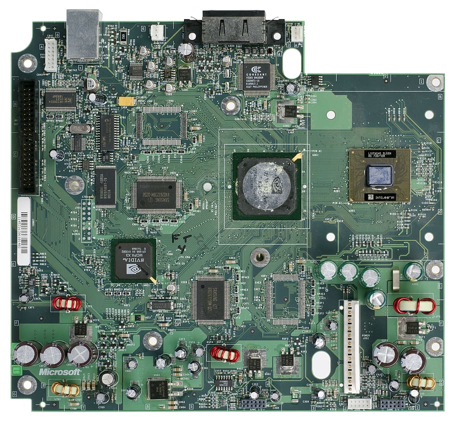 black, green, Motherboard, Xbox, Computer, Game, computer, game, hardware, controller, play