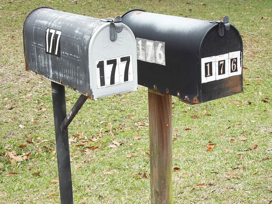 Pedesaan, Pos, Kotak Surat, Surat, Pengiriman, korespondensi, komunikasi, kotak surat publik, teks, tanda