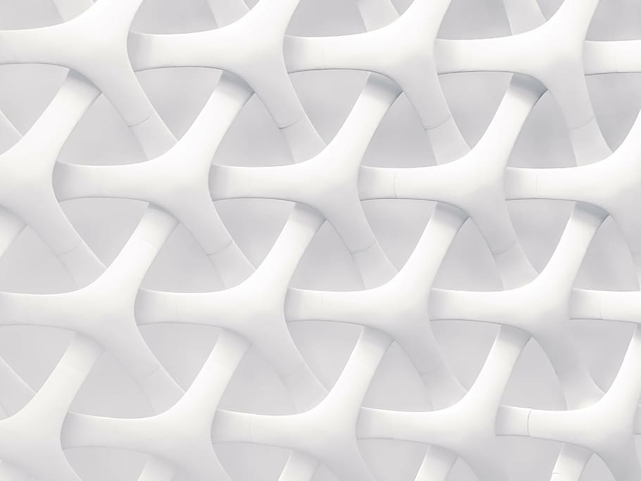 white spiral wallpaper, art, design, patterns, architecture, white, backgrounds, full frame, pattern, white color