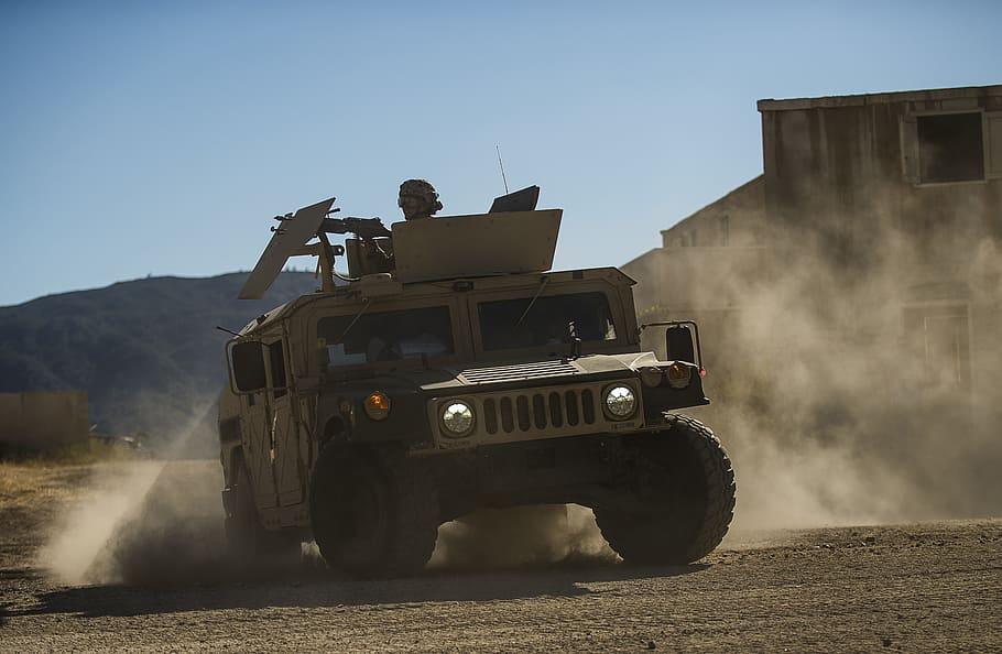 humvee on desert, Humvee, U, S, Army, Army Reserve, u, s, 339th military police company, warrior exercise, warex, army