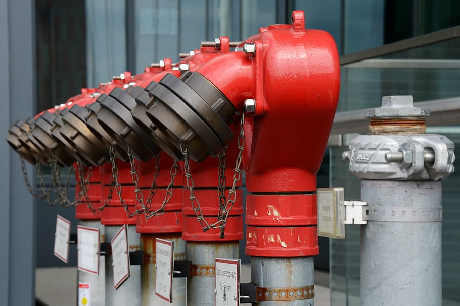 hydrant, water, red, fire delete, architecture, metal, emergency equipment, safety, industry, fire extinguisher