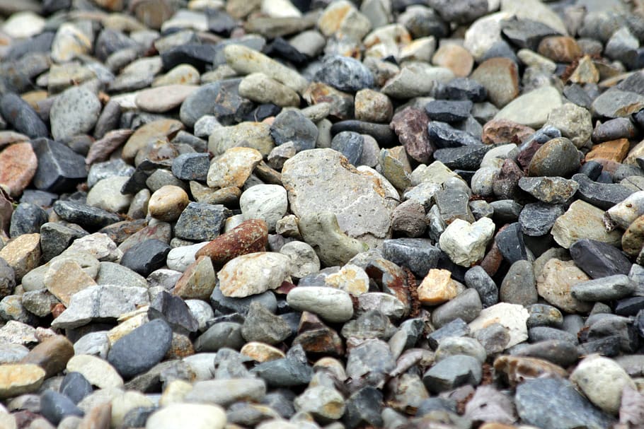 stones, pebbles, natural stone, crushed stone, construction, material, background, texture, decor, natural