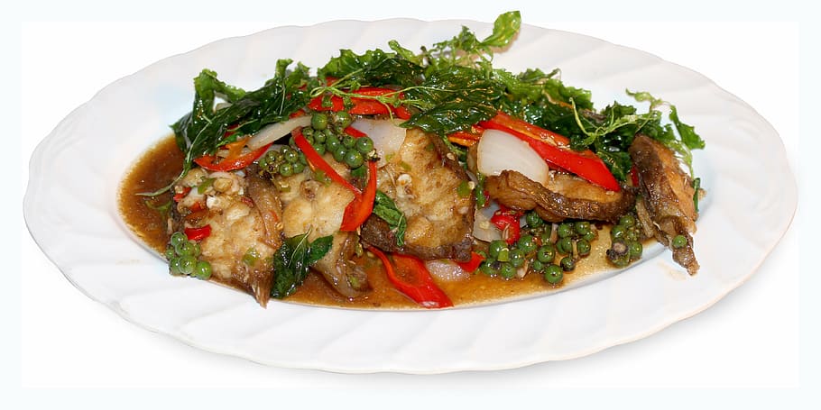 thaifood, stir fry, stir, food, healthy eating, food and drink, vegetable, wellbeing, plate, freshness