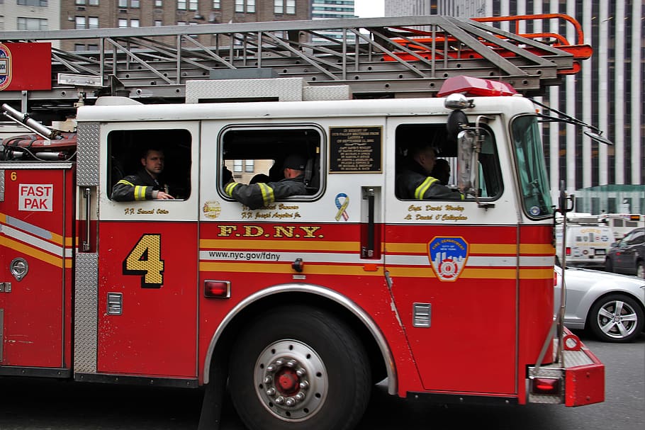 camión de bomberos, estadounidense, fdny, nueva york, estados unidos, ciudad de nueva york, manhattan, nueva york-fdny, bomberos, camión de bomberos nueva york