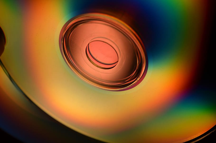 brown, orange, green, abstract, painting, cd, disk, computer, operating system, byte