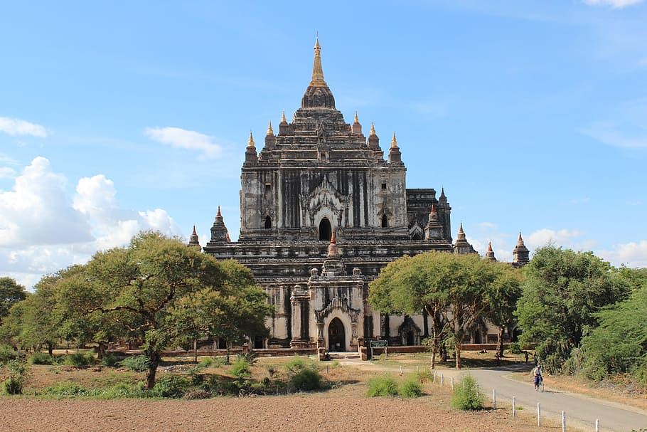 Bagan, Birmânia, Myanmar, Templo, nível do templo, pagode, Ásia, complexo de templos, arquitetura, templo - construção