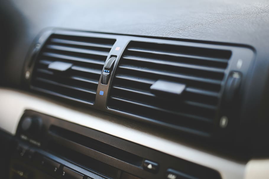 preto, aberturas de ventilação do carro, carro, interior do carro, ar condicionado, condicionador, bmw, frio, tecnologia, close-up