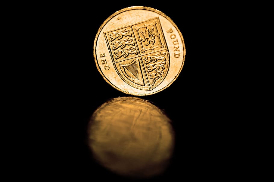coins, pound, british empire, money, british, gold, english, graphics, silver, shine