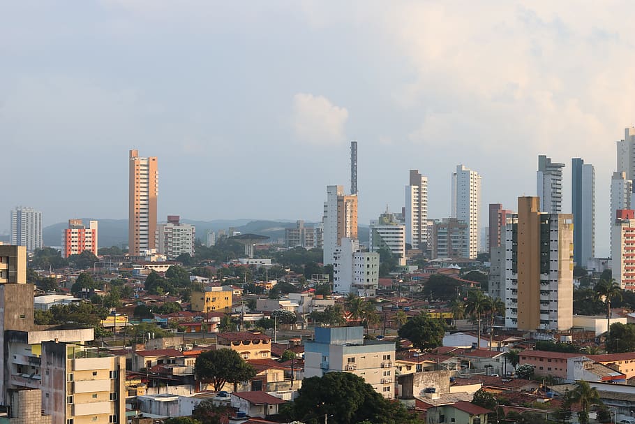 skyline, natal, brazil, northeast, northeastern, tourism, sky, building exterior, built structure, architecture