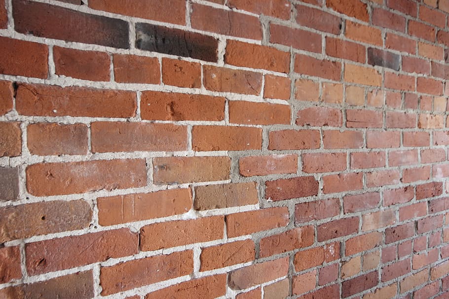 close-up photo, gray, clay brick wall, photography, concrete, brick, wall, bricks, texture, pattern