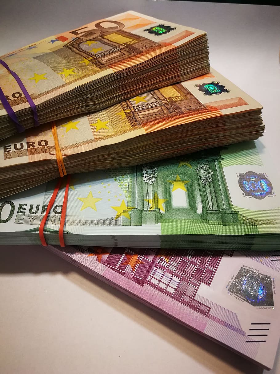 Money, Safe, Gold, Currency, Savings, pay, euro banknotes, golden, save, amount