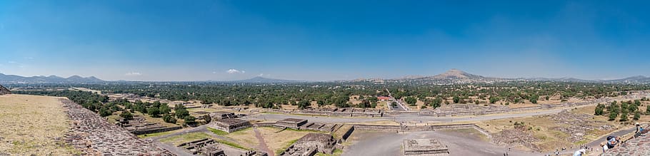 teotihuacan, mexico, piramid, reruntuhan, arkeologi, Arsitektur, budaya, historis, pariwisata, batu