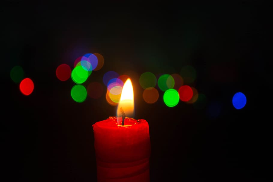 Sailing, Light, Decoration, Darkness, christmas, peace, night, red, wick, flame