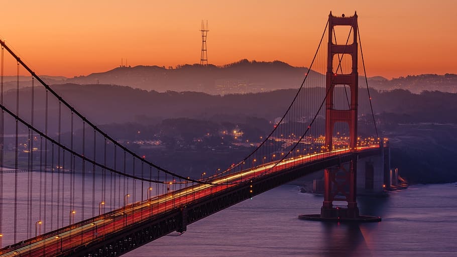 golden, gate bridge, san francisco, california, Golden Gate Bridge, San Francisco, California, bay, landmark, suspension, bridge