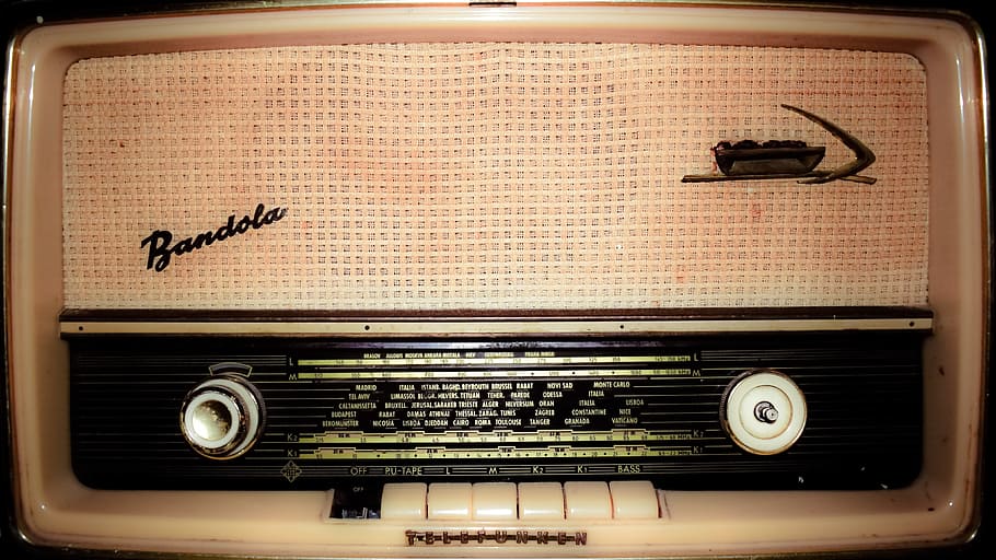 radio, old, retro, vintage, antique, style, wooden, telefunken, retro styled, music