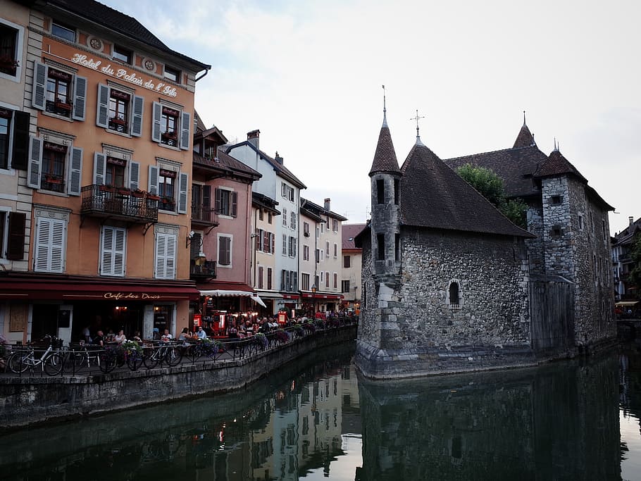 Annecy, architectural, photography, house, built structure, architecture, building exterior, building, water, canal