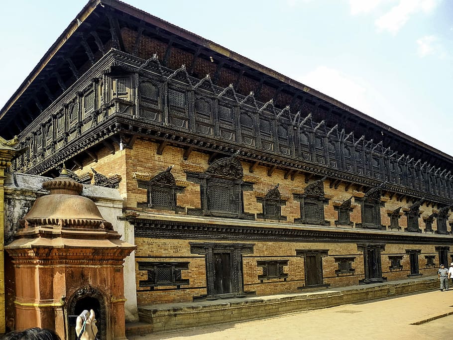 Bhaktapur, palais, Katmandú, Nepal, Bhaktapur palais, edificio, fotos, dominio público, arquitectura, lugar famoso