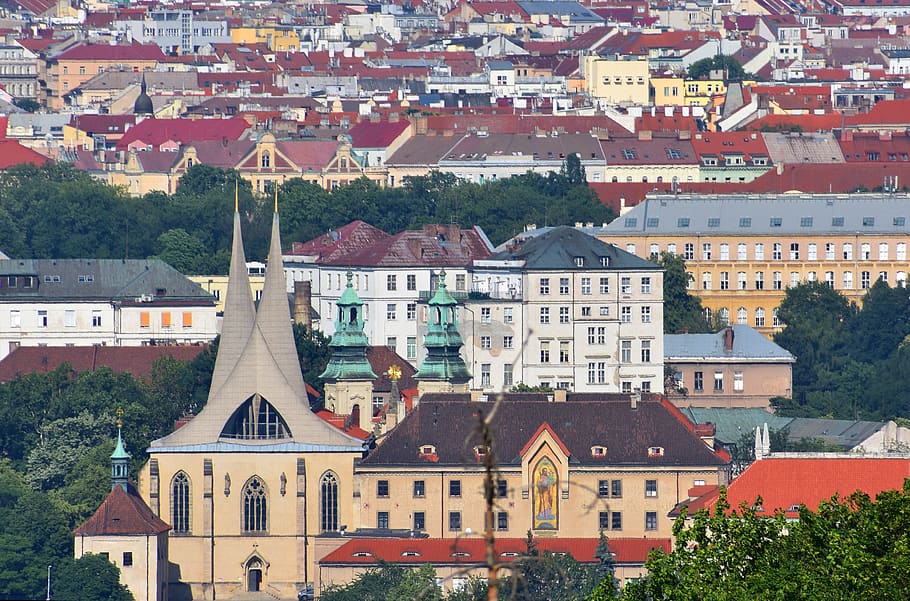 monasterio, ciudad, praga, chequia, arquitectura, edificio, iglesia, turismo, europa, torre