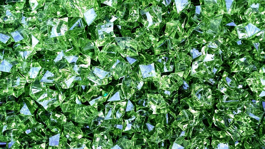 diamonds, green, design, color, shape, pattern, decoration, texture, shiny, backdrop