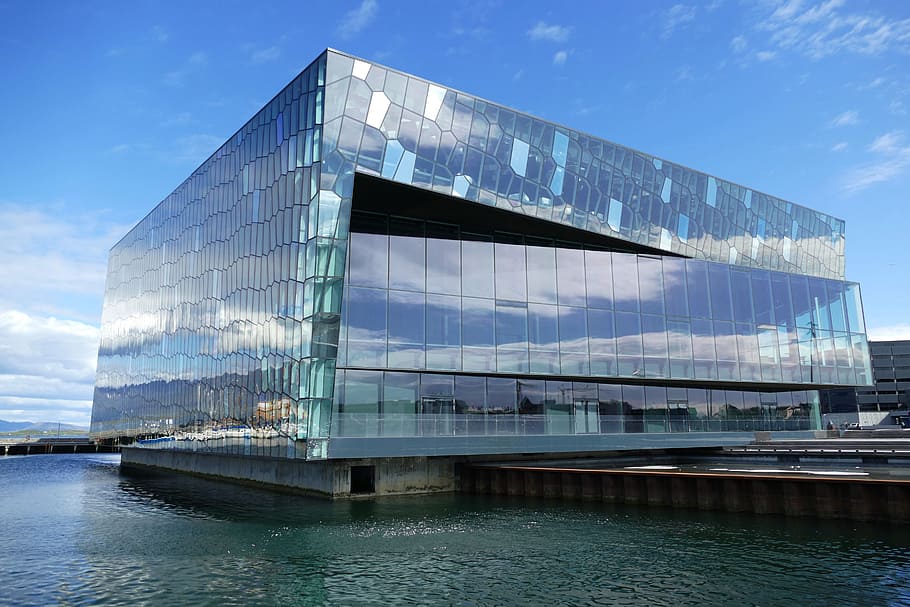 Reykjavik, Harpa, Concert, Facade, hall, glass, places of interest, architecture, landmark, iceland