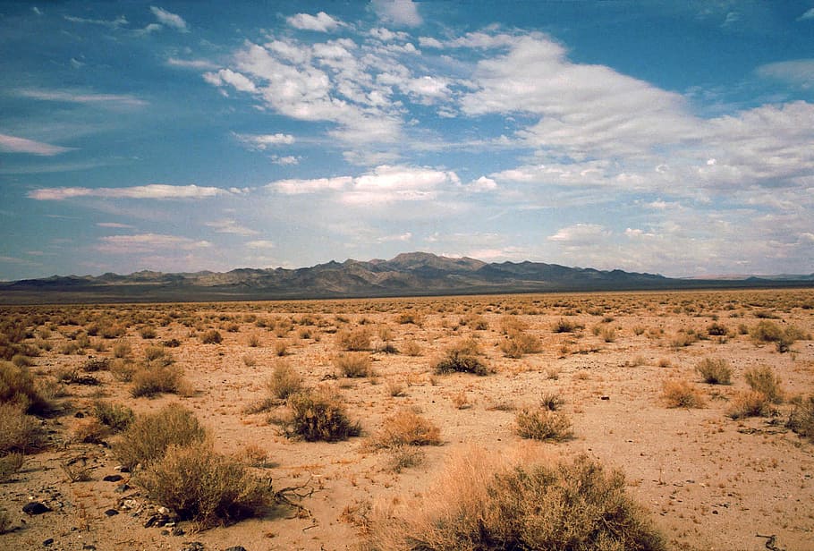 entrante, death valley, nacional, parque, Desierto, Shoshones, en Death, Death Valley National Park, Nevada, nubes