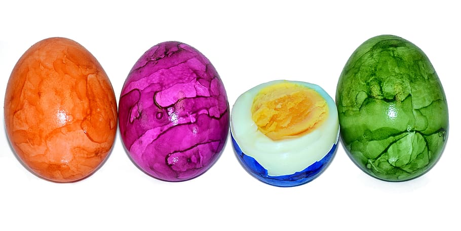food, background, easter egg, egg, egg yolk, protein, colorful, colored, colorful eggs, easter
