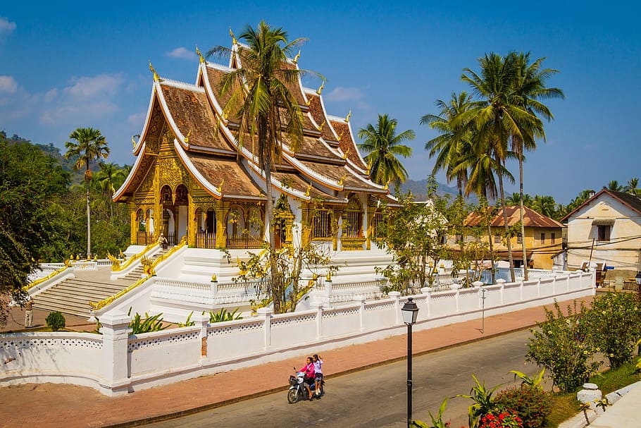 luang prabang, temple in luang, luang, prabang, temple, asia, architecture, travel, building, buddhism