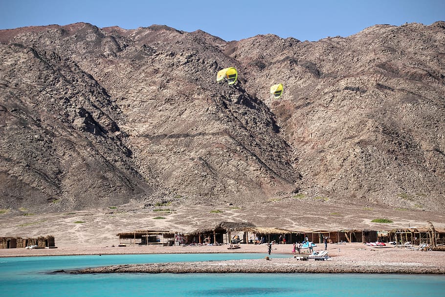 Lagoa Azul, Egito, Praia, Kitesurf, windsurf, surf, esportes recreativos, kitesurfer, esportes aquáticos, água
