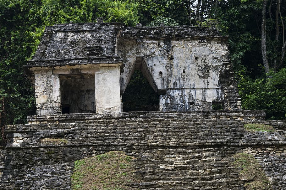 Chiapas, México, mayas, ruinas, yaxilan, selva, zona arqueológica, historia, ruina antigua, ninguna gente
