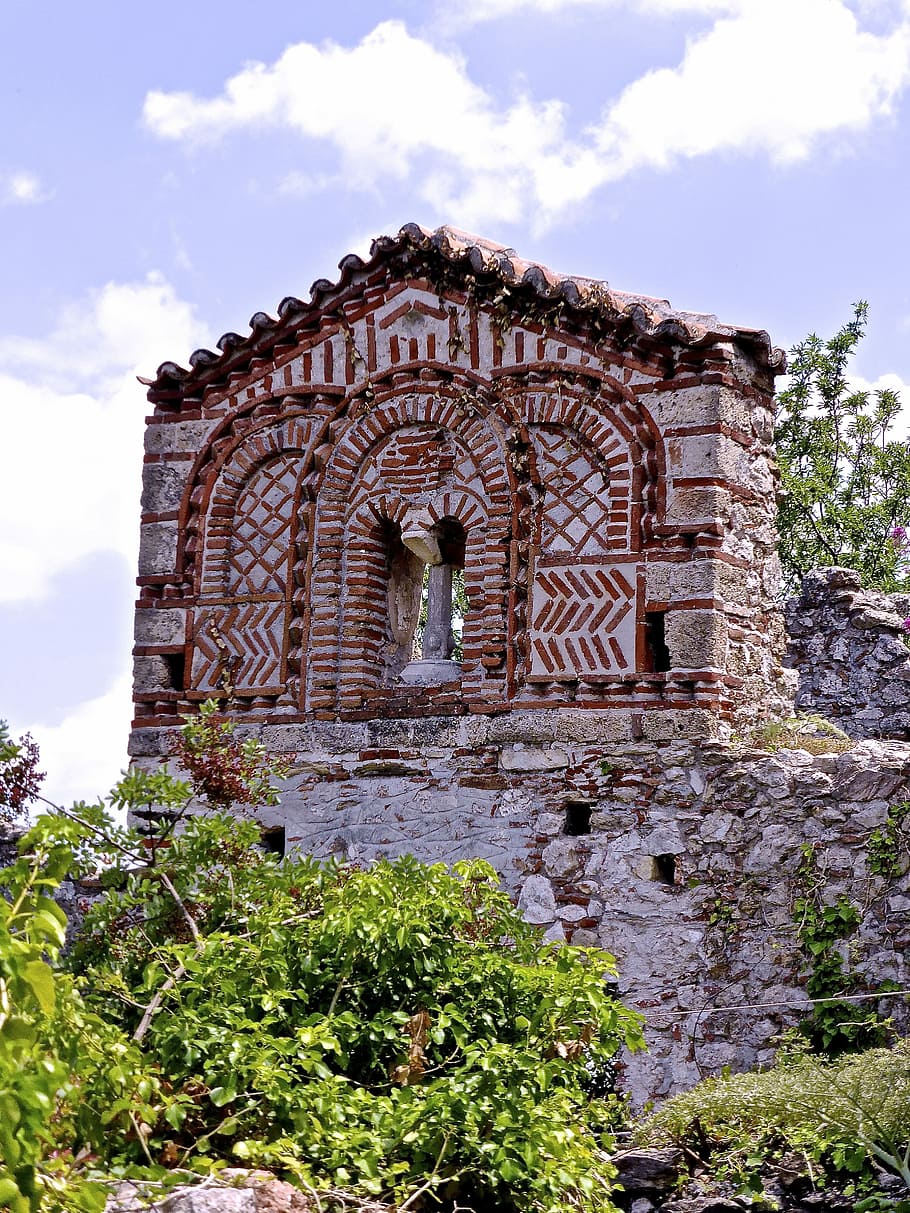 Temple, Building, Mystras, Byzantine, temple, building, ancient, historic, landmark, unesco, monument