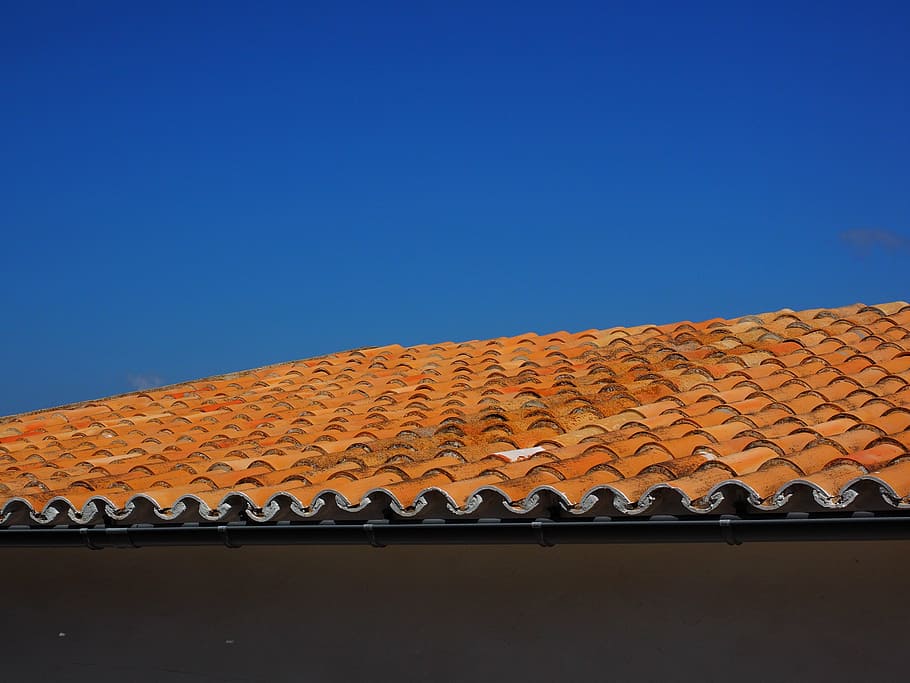 roof, roofing, flat roof, red, house roof, tile, mediterranean, architecture, roof Tile, house