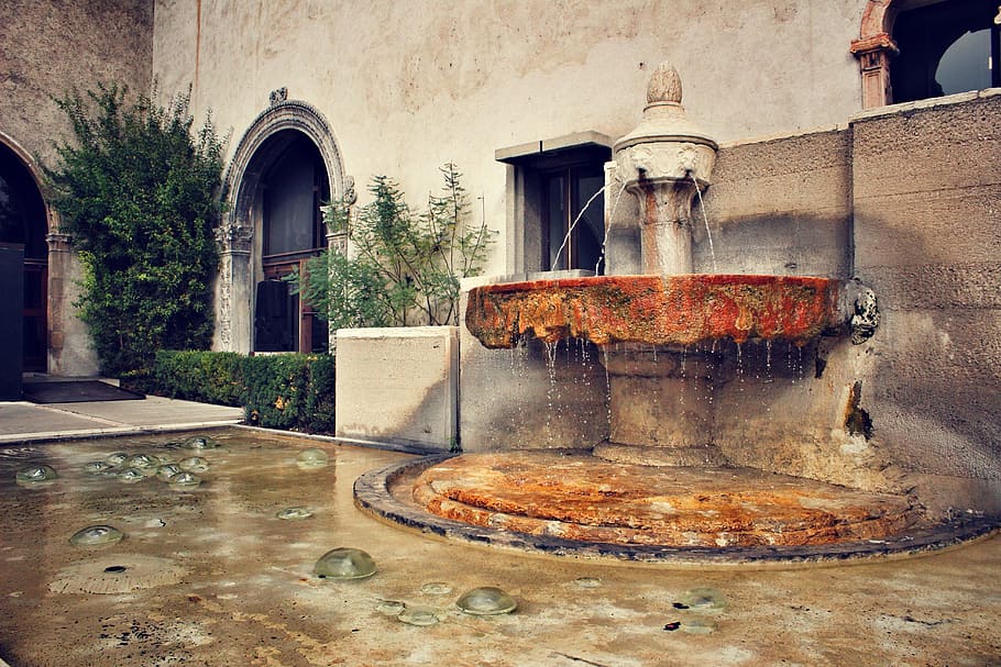 fountain, roman fountain, italy, historic, architecture, europe, roman, city, history, monument