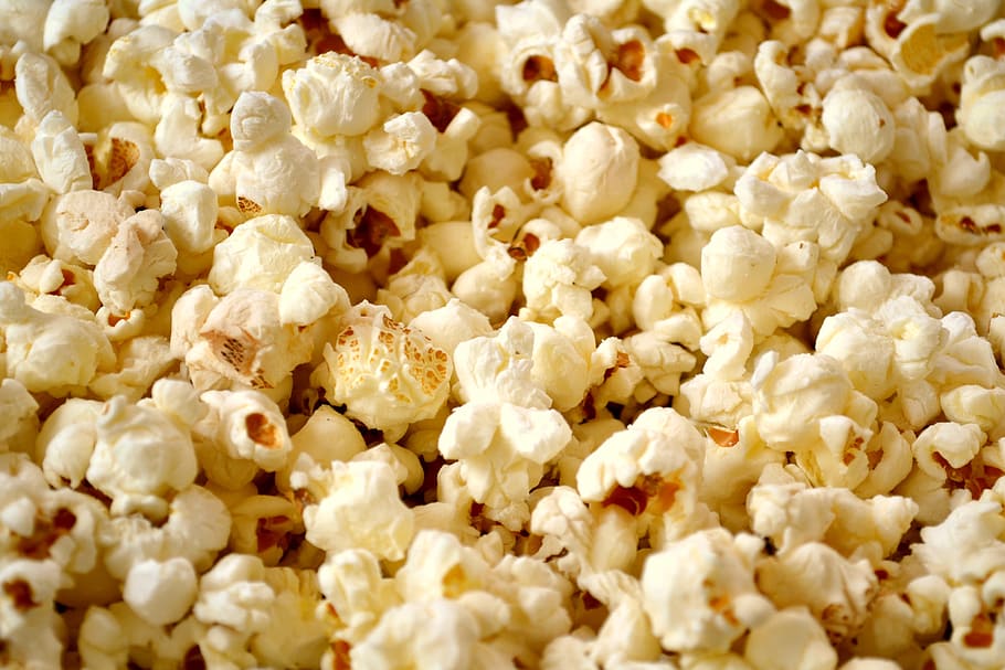 bunch of popcorn, popcorn, cotufas, crispeta, canguil, corn, cinema, food, movie, itch
